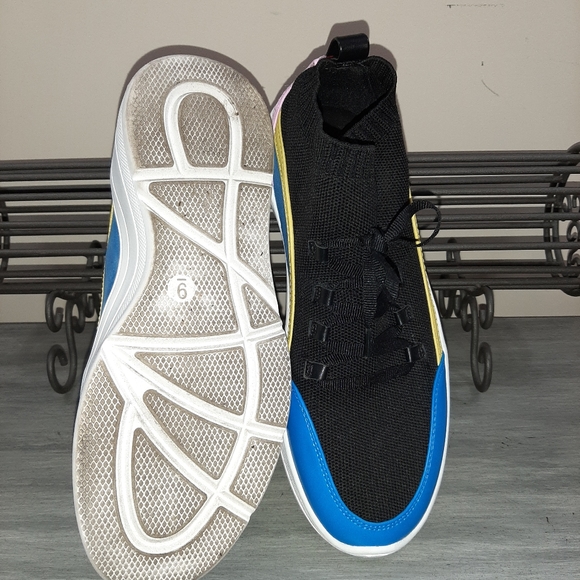 🌞SLIP-ON SOCK STYLE COLORFUL SNEAKERS - Picture 4 of 6